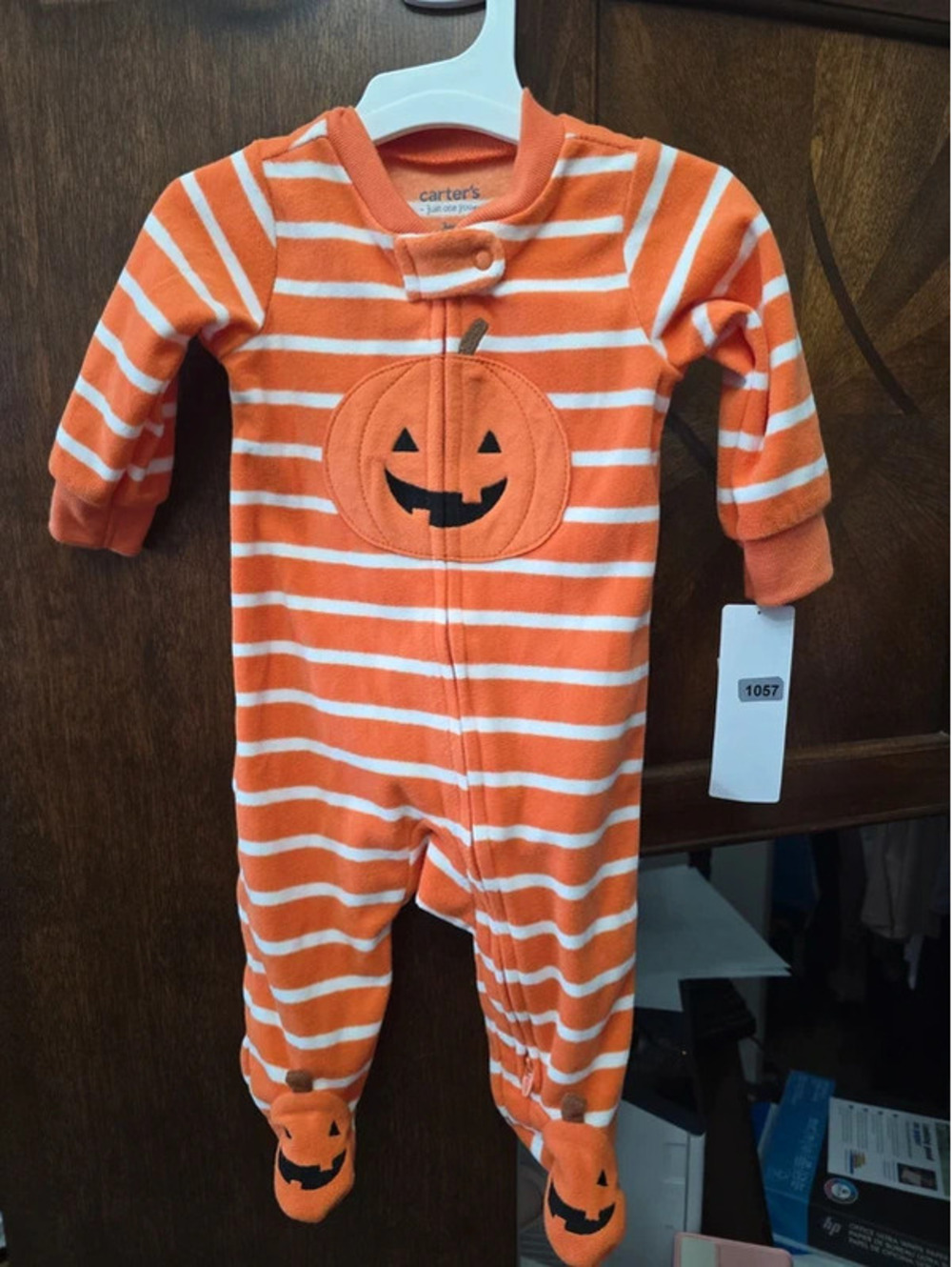 3m brand new fleece, halloween pajamas from carter's item. 1057
